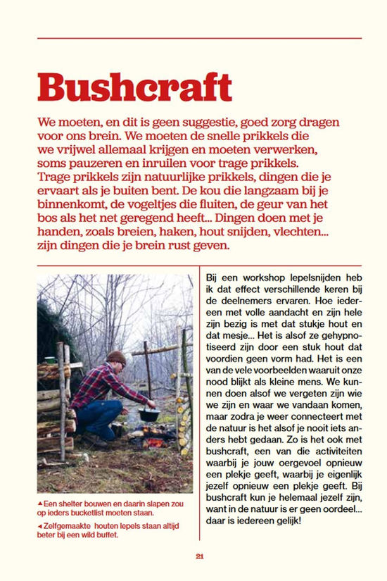 Lannoo Het rewild boek bushcraft & survival 2024