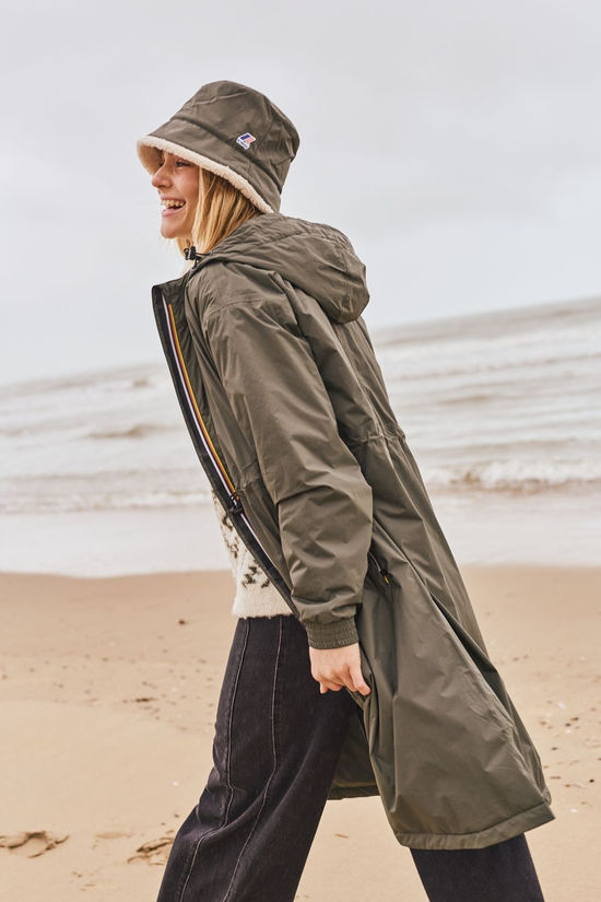 K-Way Veste Le Vrai 4.0 Delia Warm Green Blackish