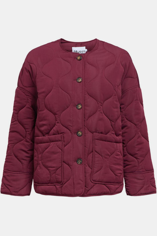 Object Veste Allie Quilted Windsor Wine