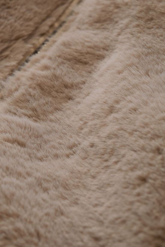 Tom Tailor Veste Reversible Fake Fur Soft Taupe Grey