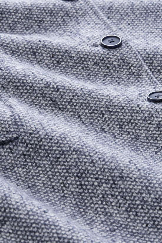 Tom Tailor Manteau Boucle Blue Boucle Structure