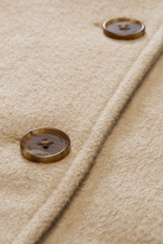 Tom Tailor Manteau With Removable Insert Gravel Beige Melange