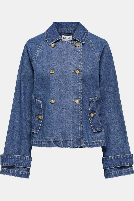 Only Jeansvest OnlApril Medium Blue Denim