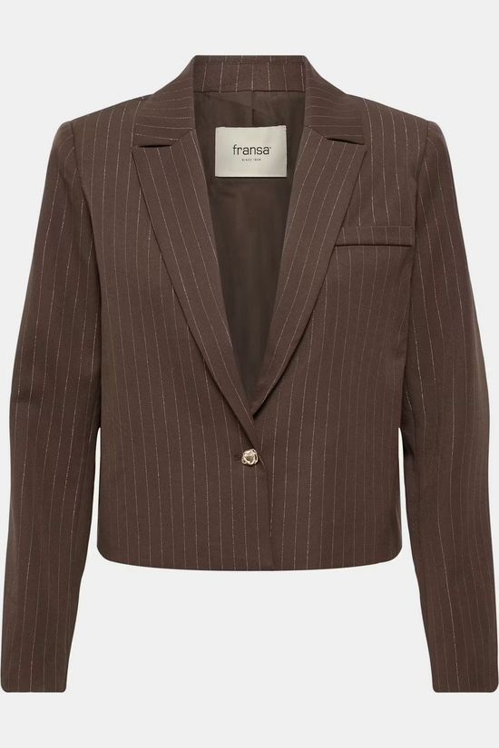 Fransa Chemi Spin Mole Lurex Pinstripe