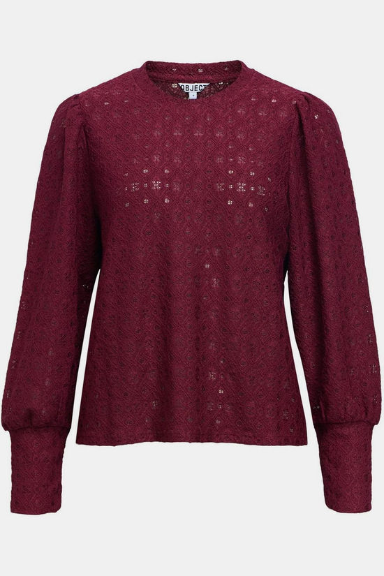 Object T-Shirt Laila Windsor Wine