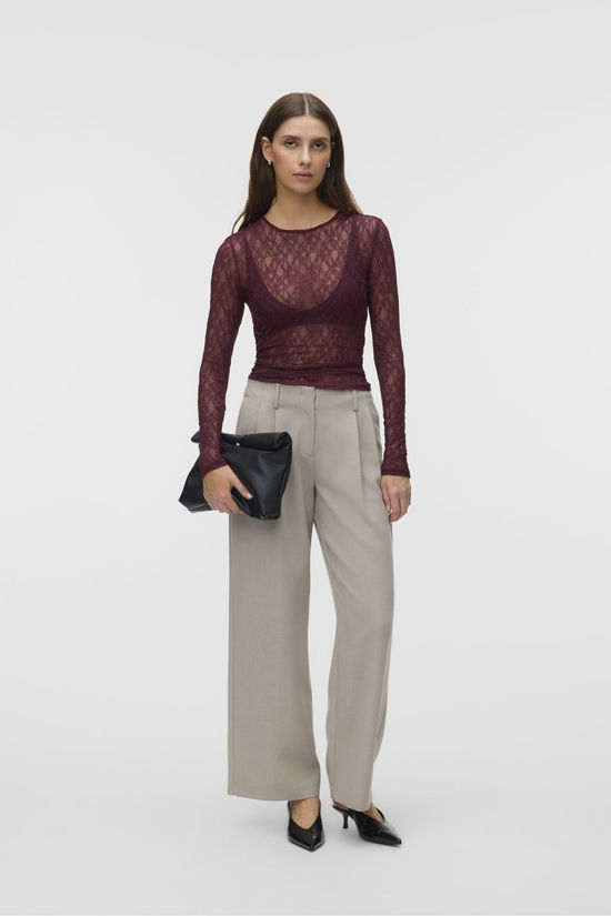 AWARE T-Shirt Tessy Lace Catawba Grape