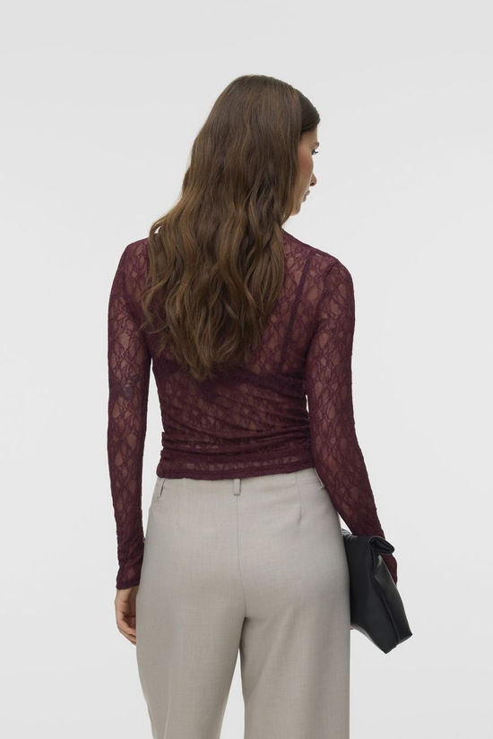 AWARE T-Shirt Tessy Lace Catawba Grape