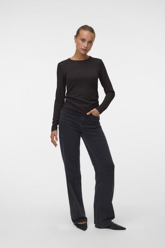 Vero Moda T-Shirt Kanva Chocolate Torte Detail:W. Bronze Lurex