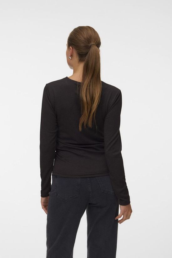 Vero Moda T-Shirt Kanva Chocolate Torte Detail:W. Bronze Lurex