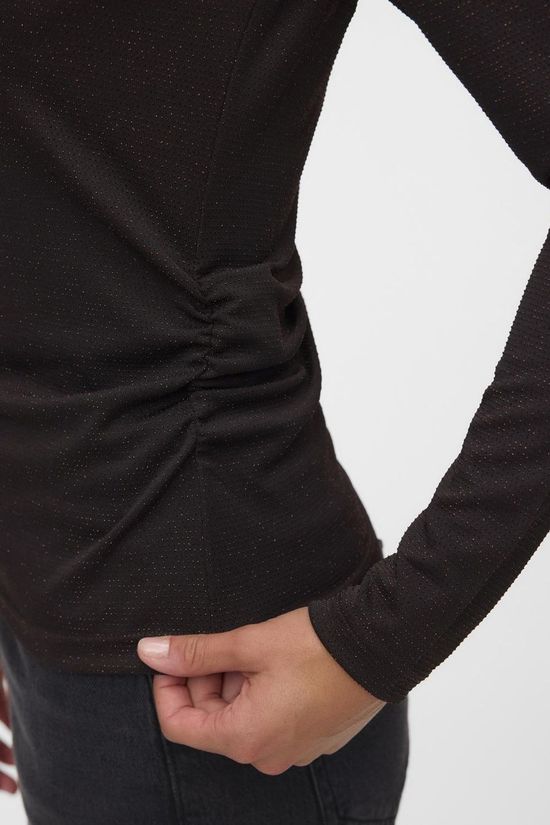 Vero Moda T-Shirt Kanva Chocolate Torte Detail:W. Bronze Lurex