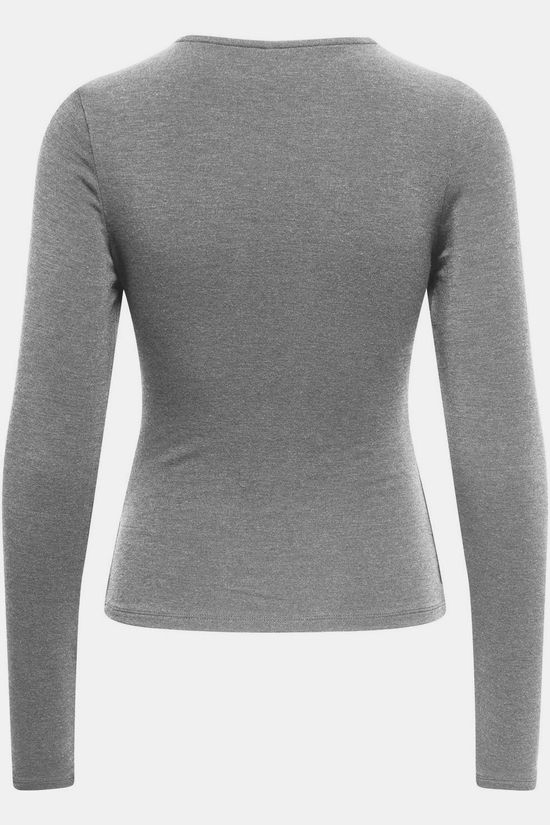 Only T-Shirt Glamour Medium Grey Melange
