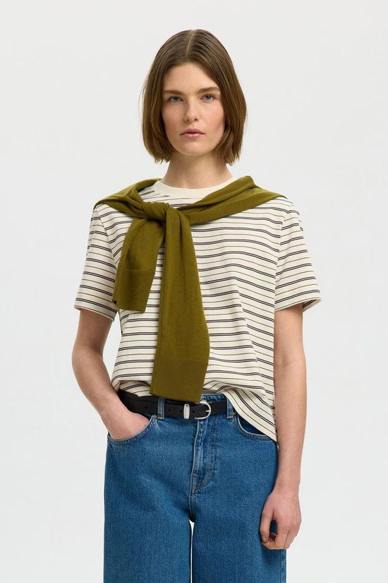 Selected T-Shirt Essential Stripedoxy Delicioso Stripes:Multi Stripes