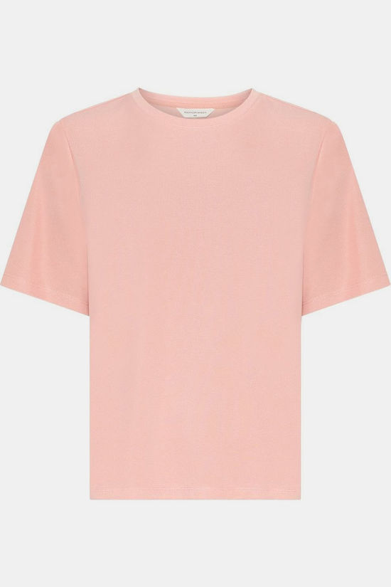 MSCH Copenhagen T-Shirt Jacey Belle Candle Peach