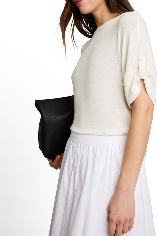 Tom Tailor T-Shirt Boatneck Whisper White