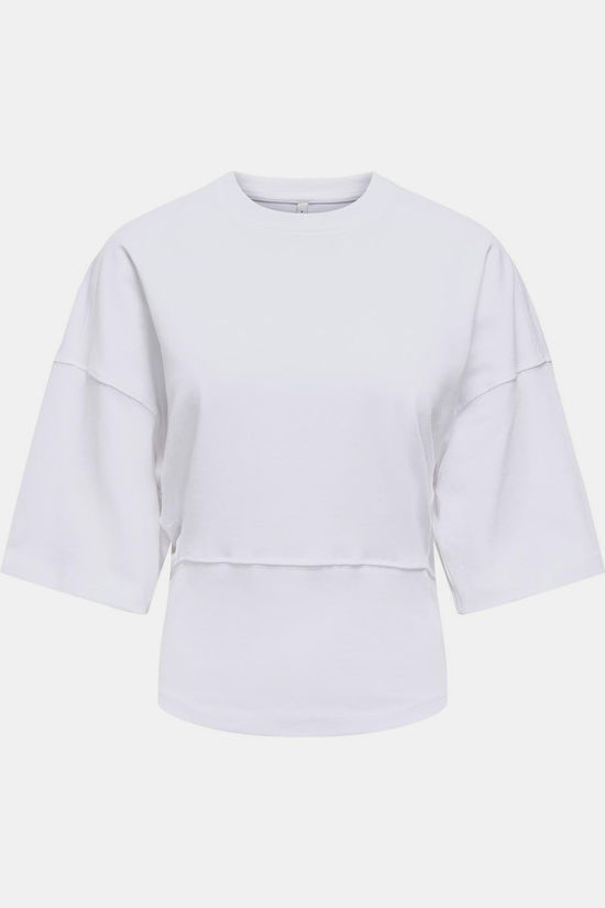 Only T-Shirt Lumi Bright White Fit:Corset Cutlines