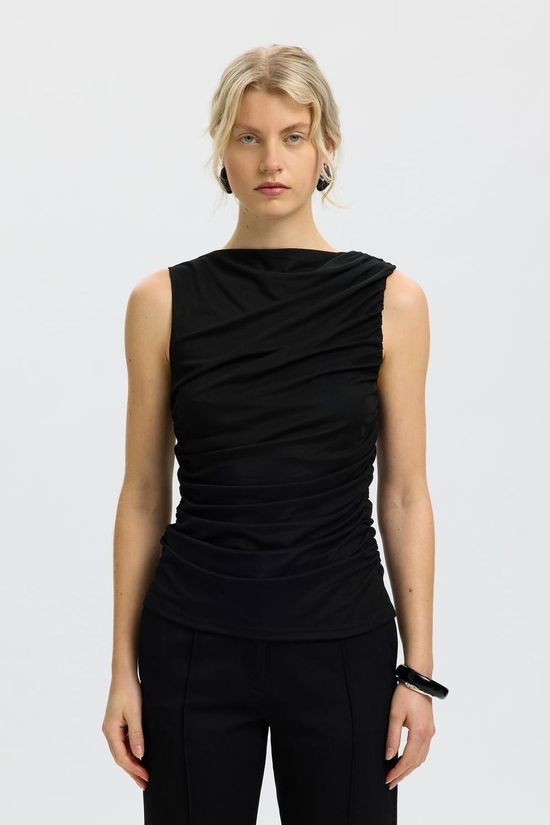 Selected Débardeur Slwmira Fitted Sl Black