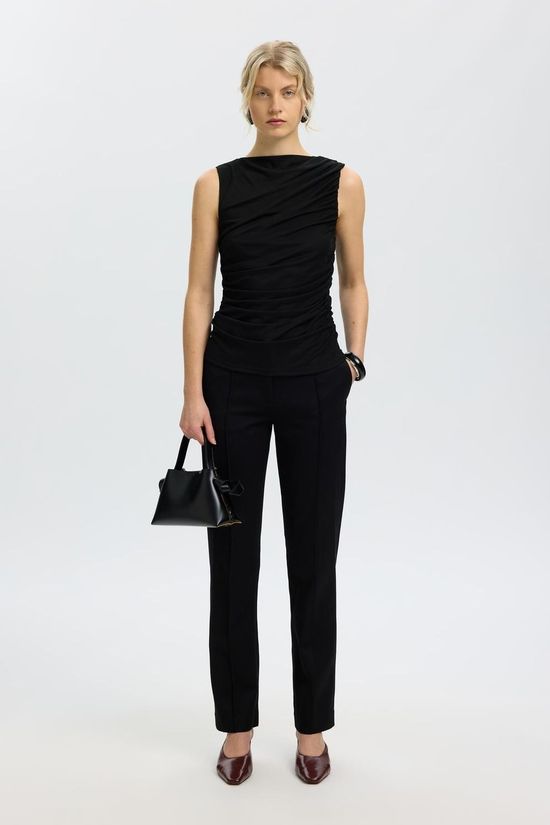 Selected Débardeur Slwmira Fitted Sl Black