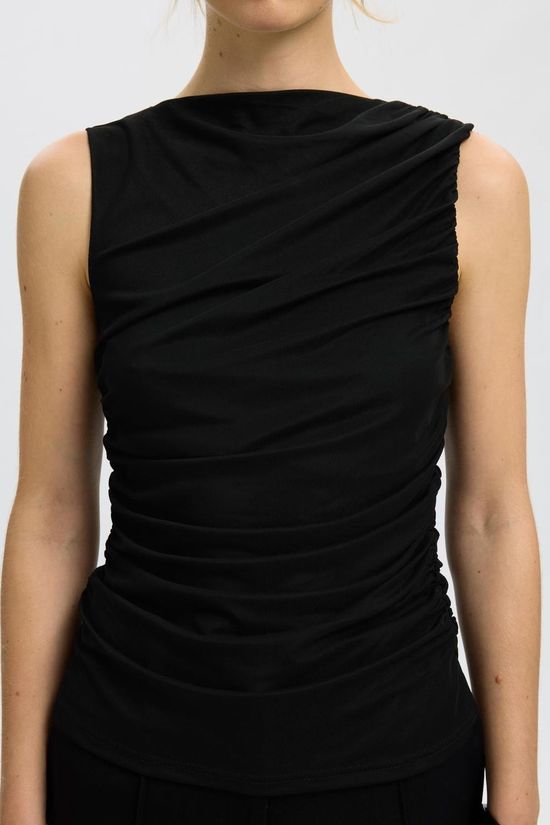 Selected Débardeur Slwmira Fitted Sl Black
