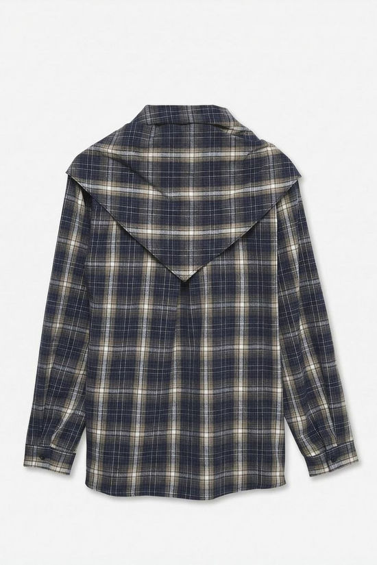 Vero Moda Hemd Tilda Navy Blazer Checks:Fossil/Snow White