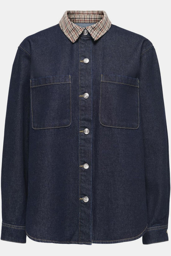 Only Chemise Vera Dark Blue Denim