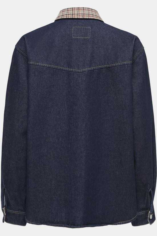 Only Chemise Vera Dark Blue Denim