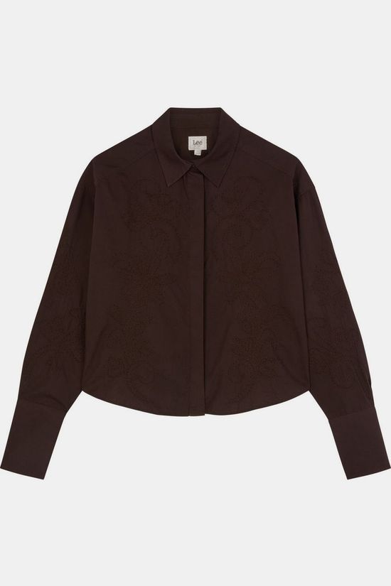 LEE Hemd Cuffed Shirt Chocolate Torte Chocolate Torte