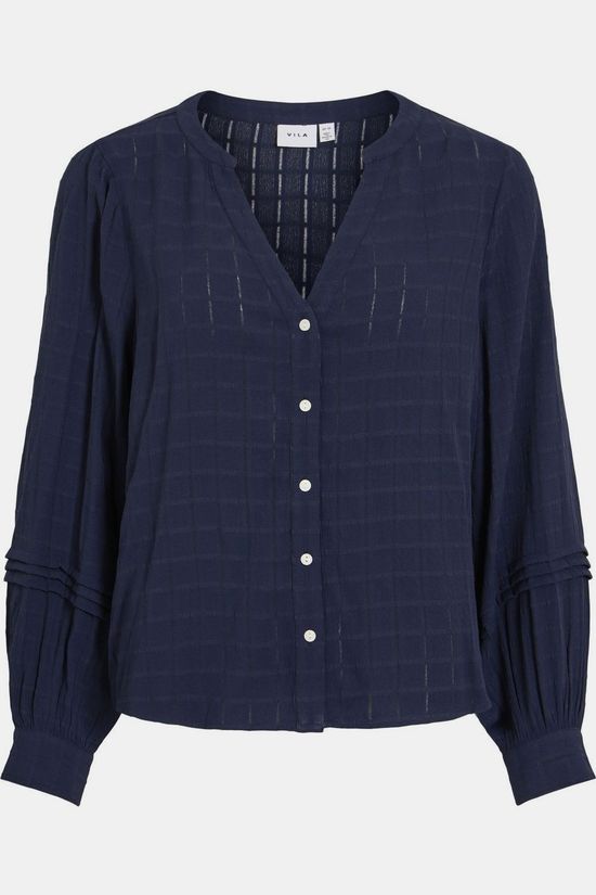 Vila Hemd Hajdi Navy Blazer