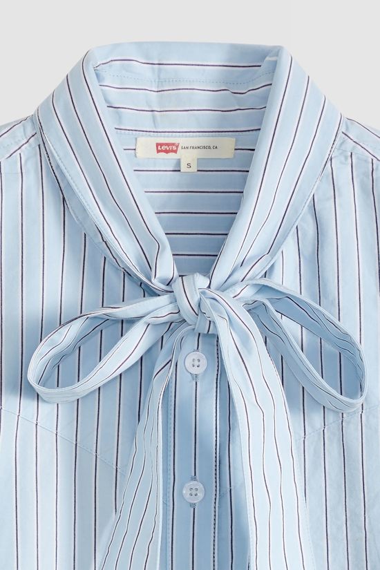 Levi's Chemisier Judice Western Shirt Sherman Stripe Angel Falls Poplin