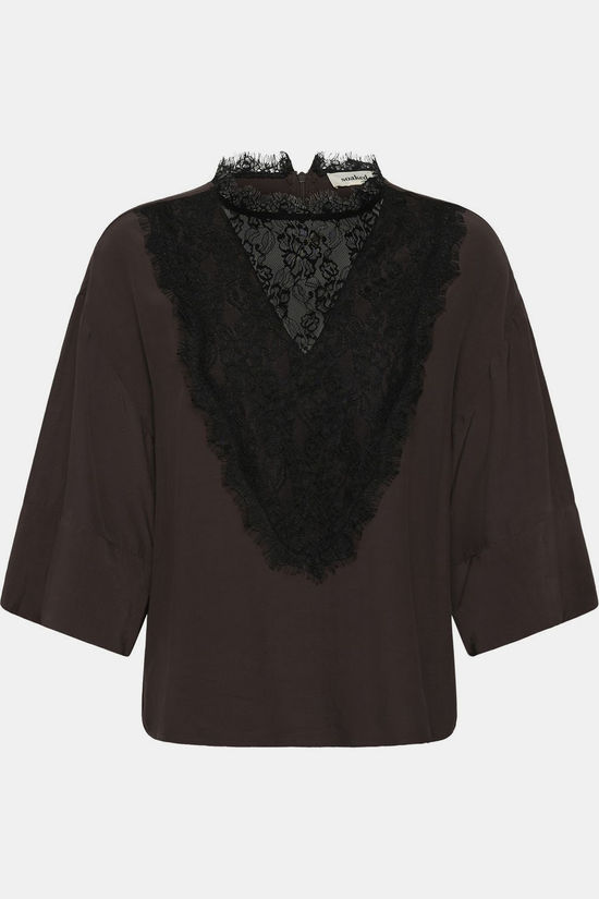 Soaked in Luxury Blouse Lantana Lace Insert Mole'