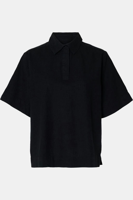 Selected Blouse Luisa Linen Black
