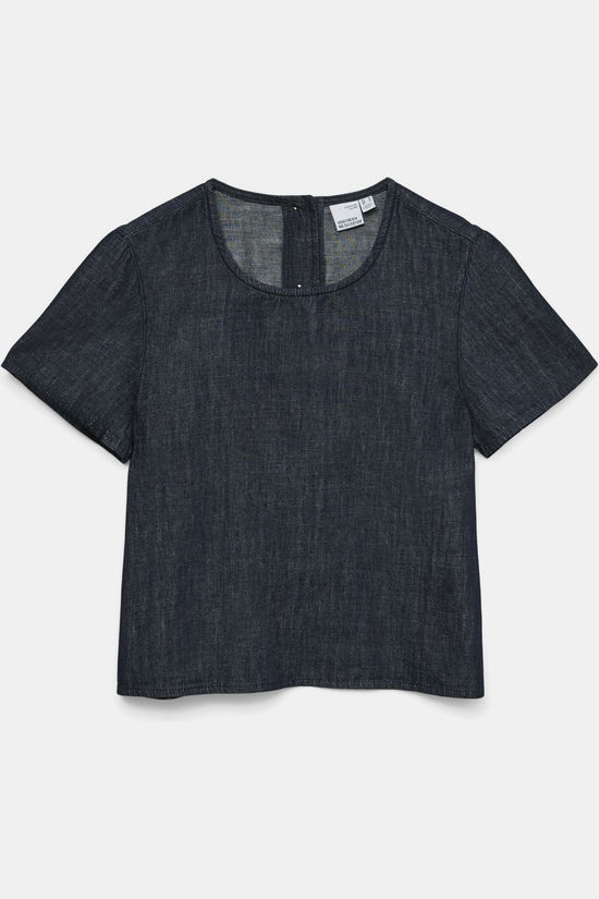 Vero Moda Blouse VmKirstin Si353 Dark Blue Denim