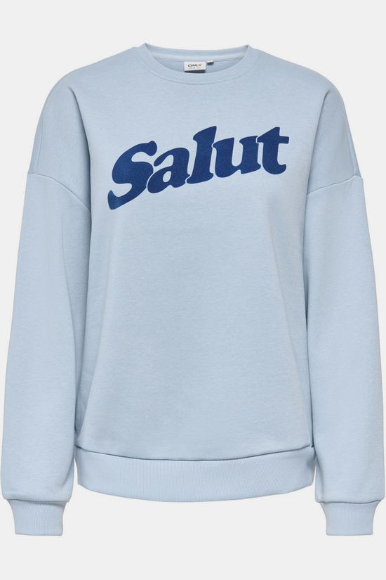 Only Pull Zalenta Dusty Blue Detail:Salut (Navy Peony)