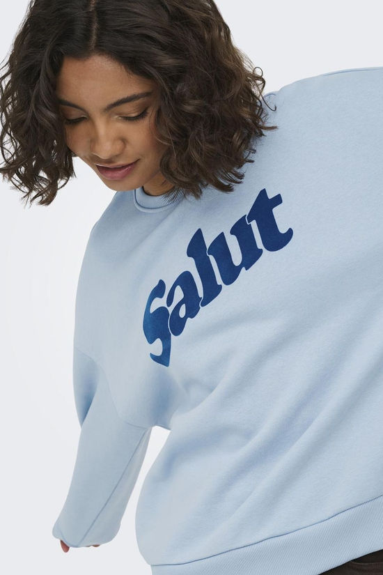 Only Pull Zalenta Dusty Blue Detail:Salut (Navy Peony)