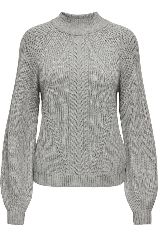 Only Sous-Pull Katia Detail Medium Grey Melange Detail:Melange