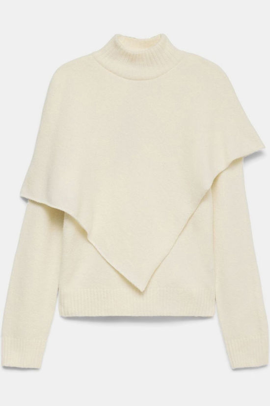 Vero Moda Sous-Pull Camila Cape Highneck Birch