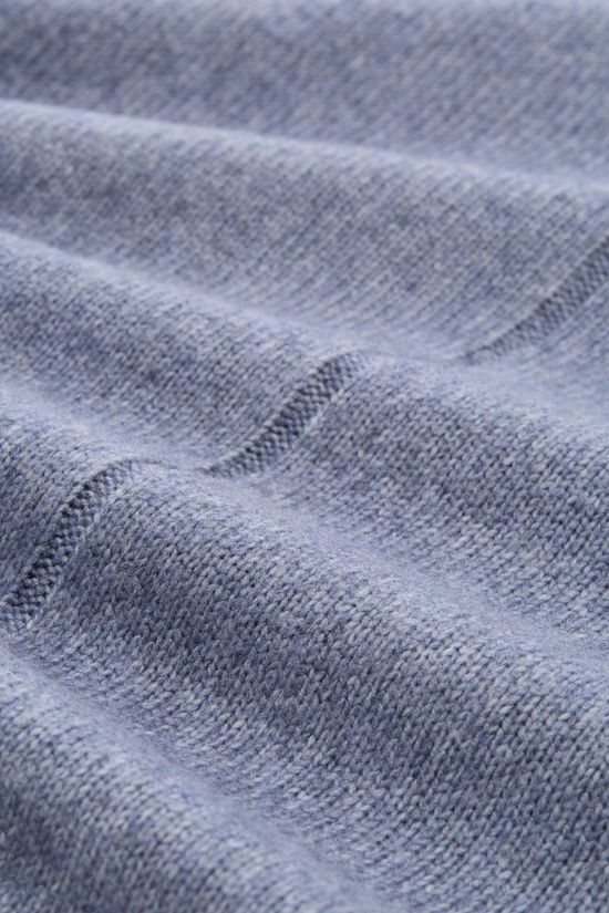 Tom Tailor Sous-Pull Cosy Mockneck Fern Blue Melange