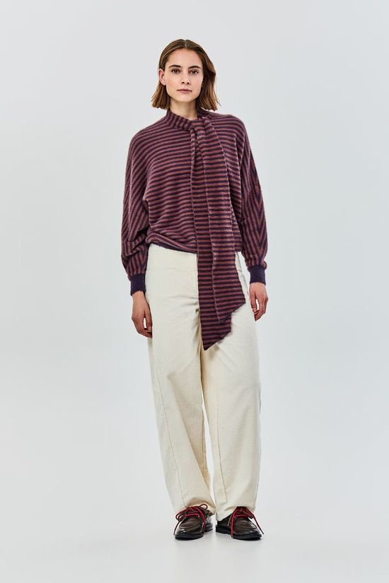 CKS Femmes Sous-Pull Pattabo Brown Dark