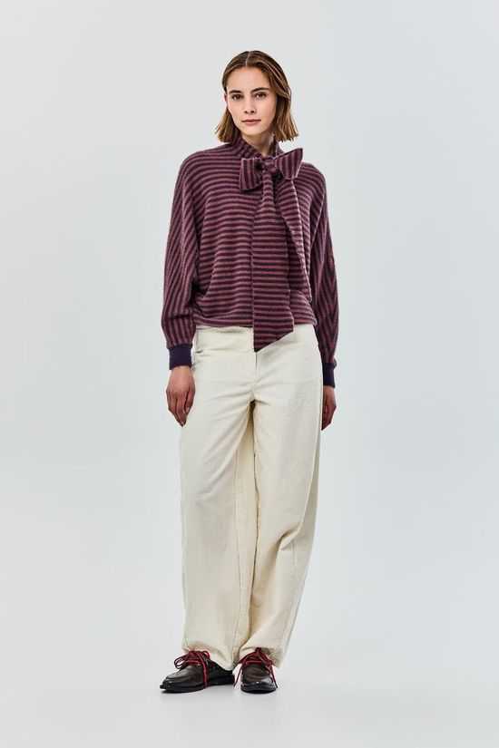 CKS Femmes Sous-Pull Pattabo Brown Dark