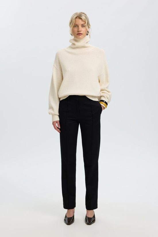 Selected Sous-Pull Slwellie Roll Neck Egret