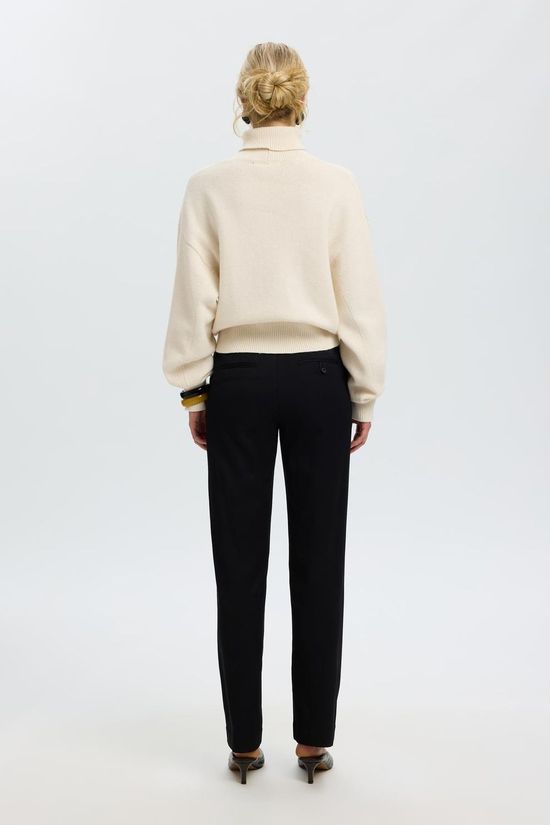 Selected Sous-Pull Slwellie Roll Neck Egret
