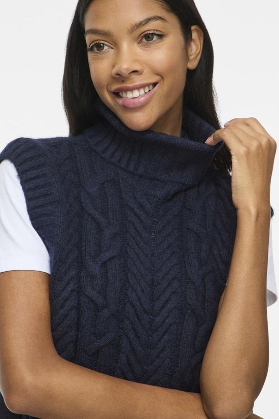 Vila Sous- Opa Navy Blazer