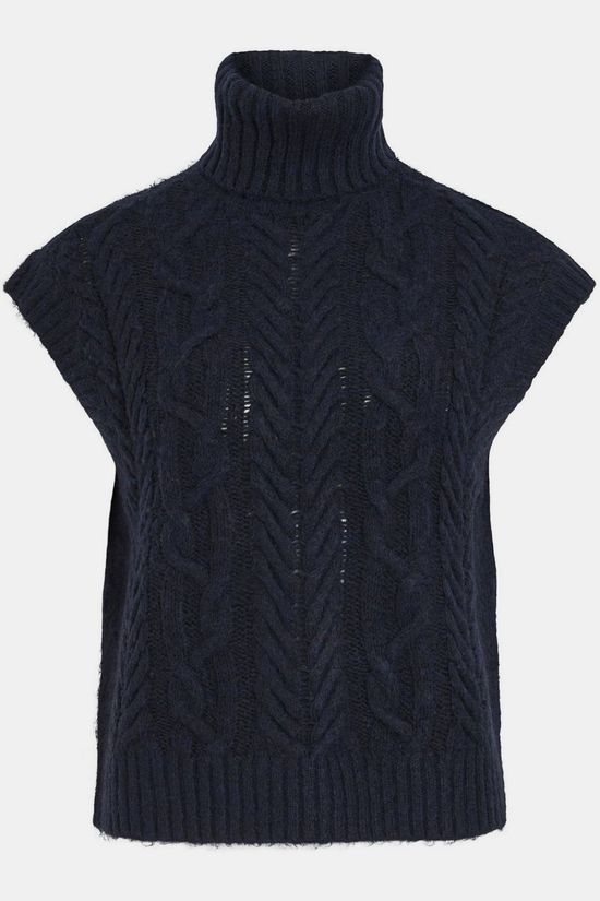 Vila Sous- Opa Navy Blazer