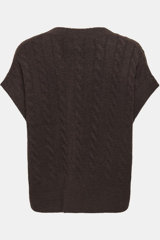 Only Pull Melody Vest Coffee Bean
