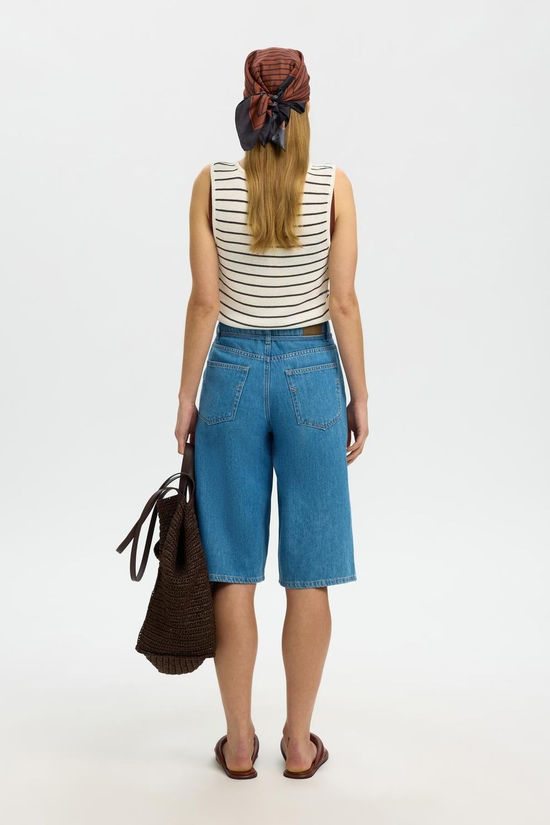 Selected Pull Moon Sus Birch / Stripes:Black