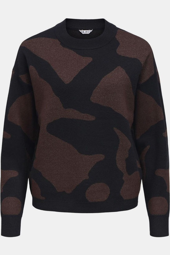 Object Pull Ray Black Pattern:Seal Brown Graphic