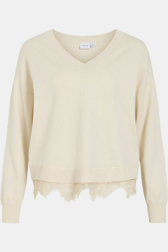 Vila Pull Odine Lace Birch