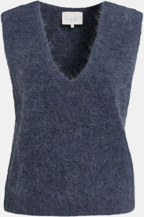 Yaya Pull Spencer With Deep Odyssey Gray Melange