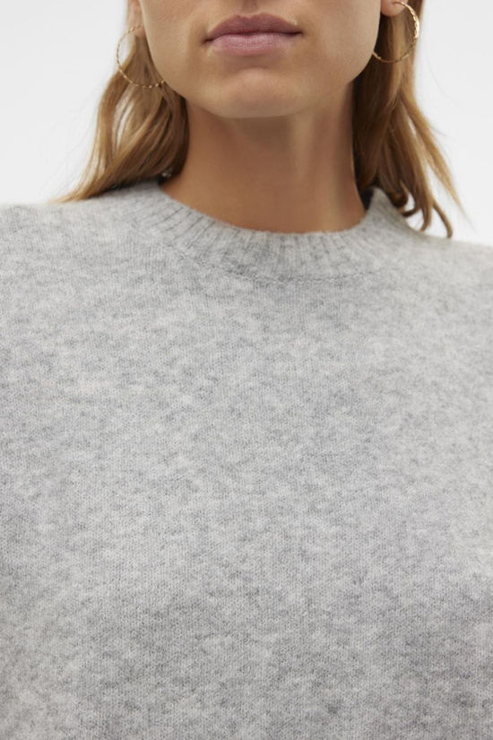 Vero Moda Pullm Light Grey Melange