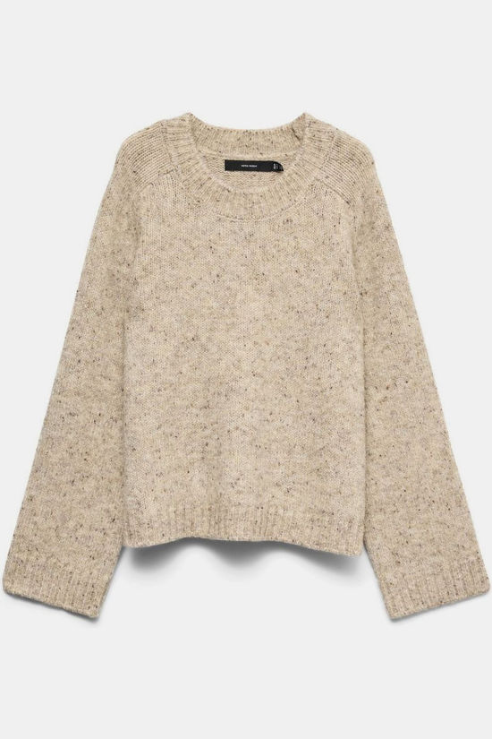 Vero Moda Pull Ingrid Silver Mink Detail:W. Melange Ll13 From Color Book