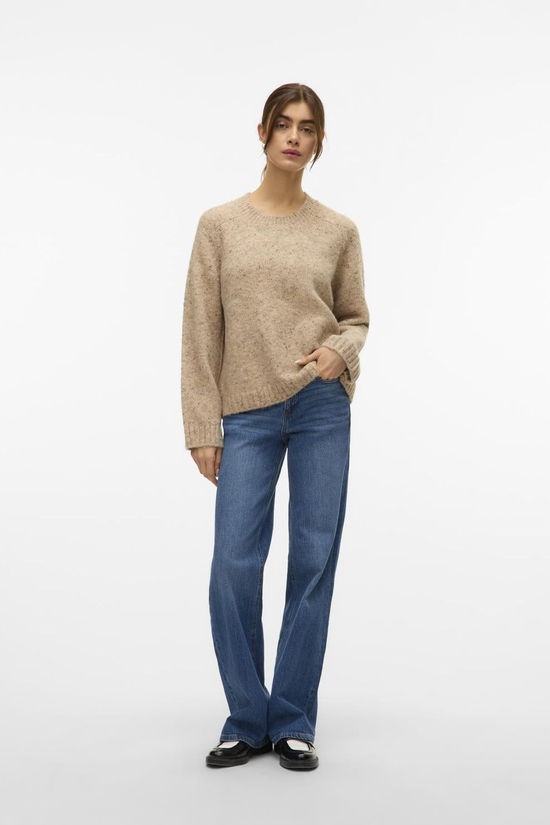 Vero Moda Pull Ingrid Silver Mink Detail:W. Melange Ll13 From Color Book